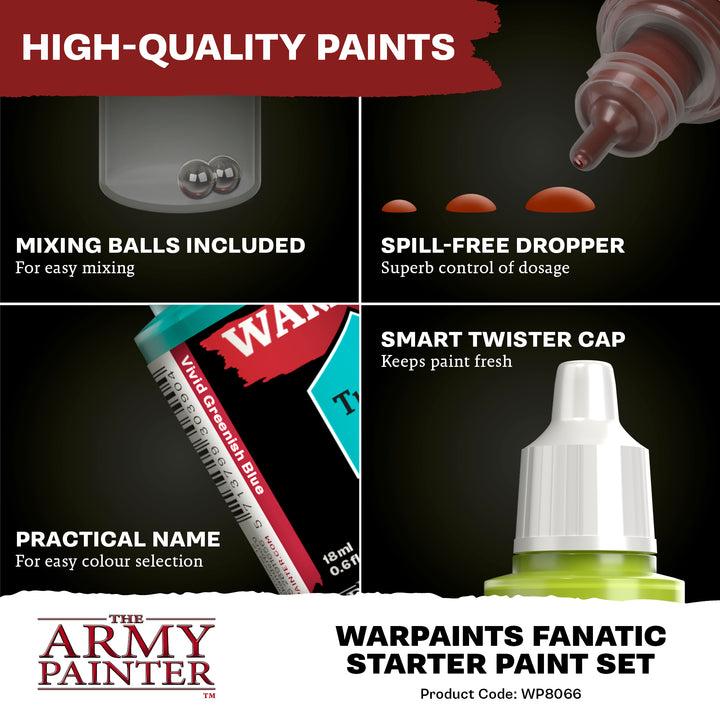 Warpaints Fanatic: Starter Set (The Army Painter) (WP8066P)