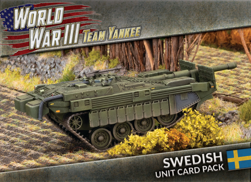 World War III: Team Yankee - Swedish Unit Cards (WW3-08S)