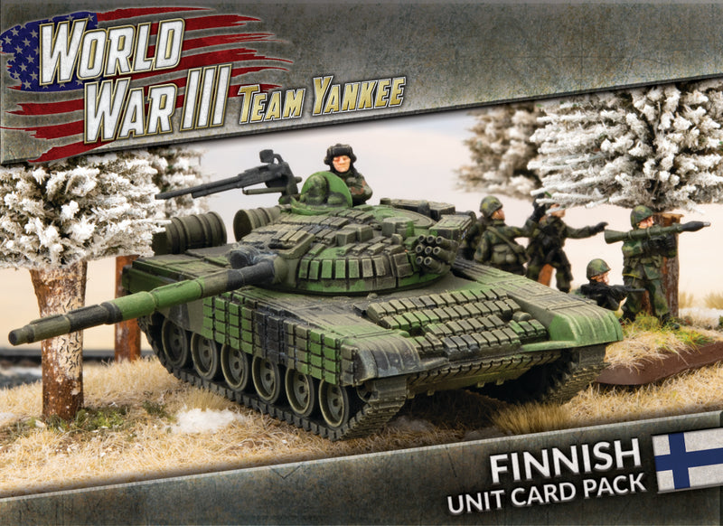 World War III: Team Yankee - Finnish Unit Cards (33x Cards) (WW3-08F)