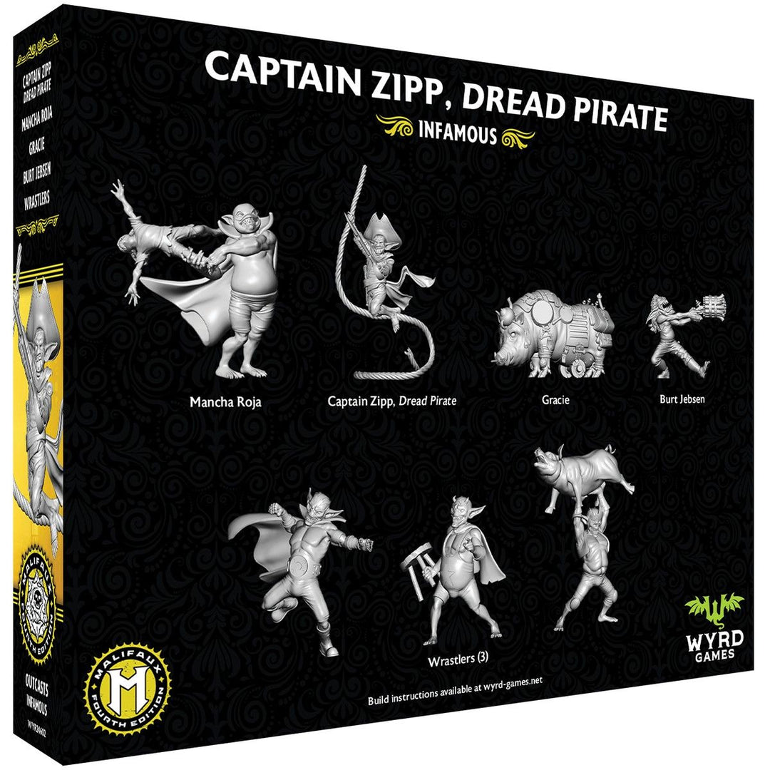 Malifaux 4th Edition: Captain Zipp, Dread Pirate