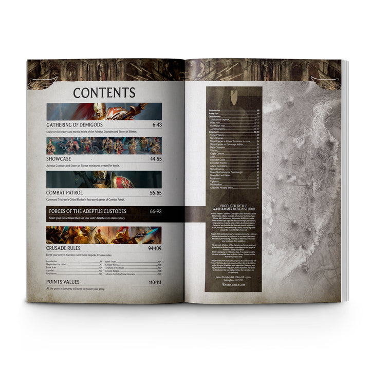 Warhammer 40,000: Adeptus Custodes - Codex (10th Edition)