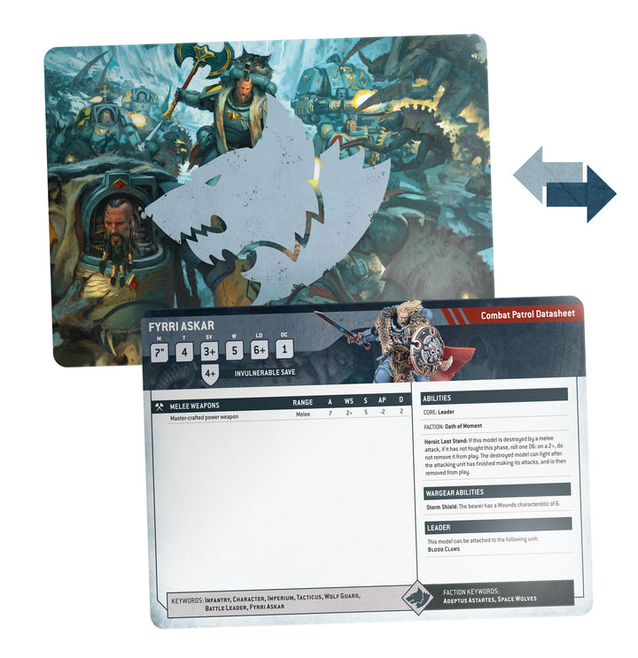 Warhammer 40,000: Space Wolves - Datasheet Cards