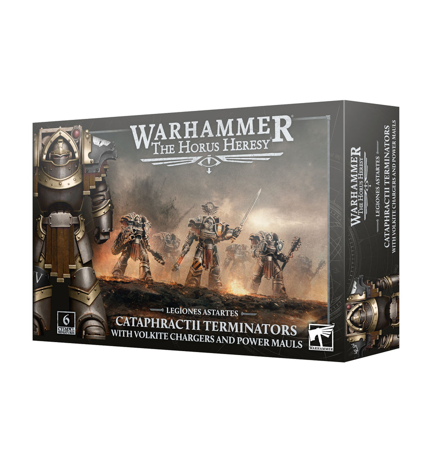 Warhammer Horus Heresy: Legiones Astartes - Cataphractii Terminators with Volkite Chargers and Power Mauls