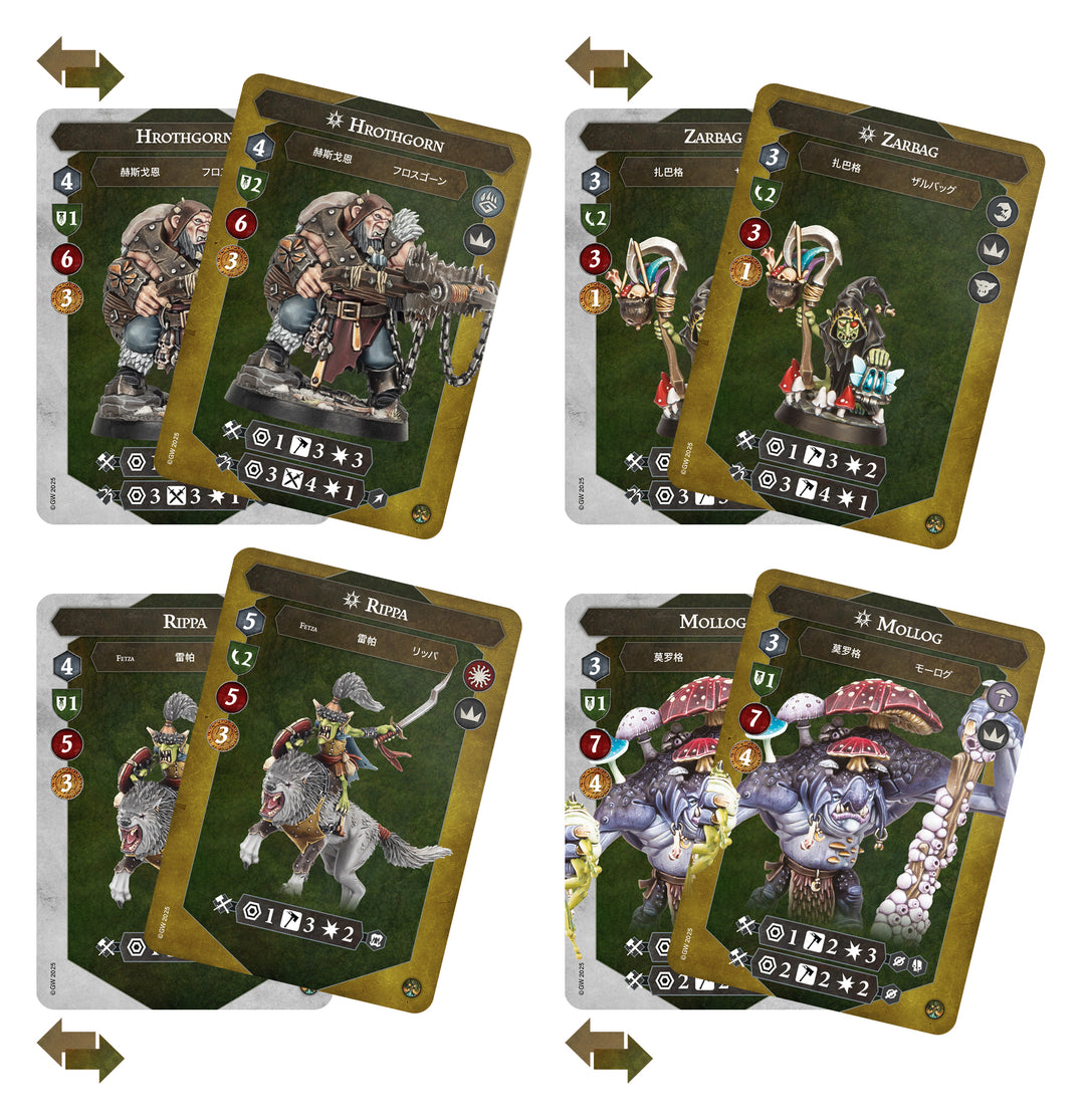 Warhammer Underworlds: Destruction Warbands - Gitz and Goliaths
