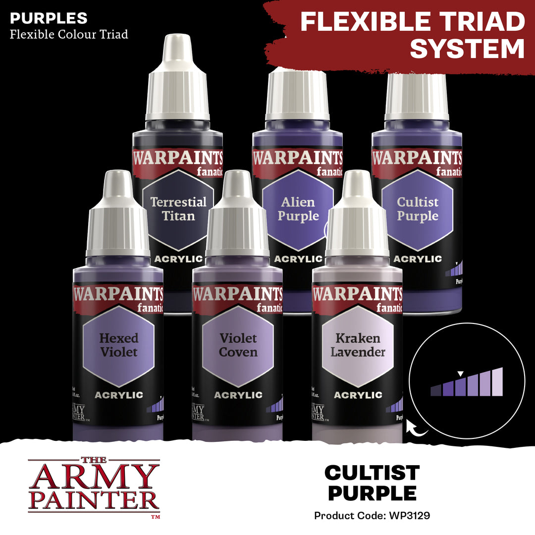 Warpaints Fanatic: Cultist Purple (The Army Painter) (WP3129P) (129)
