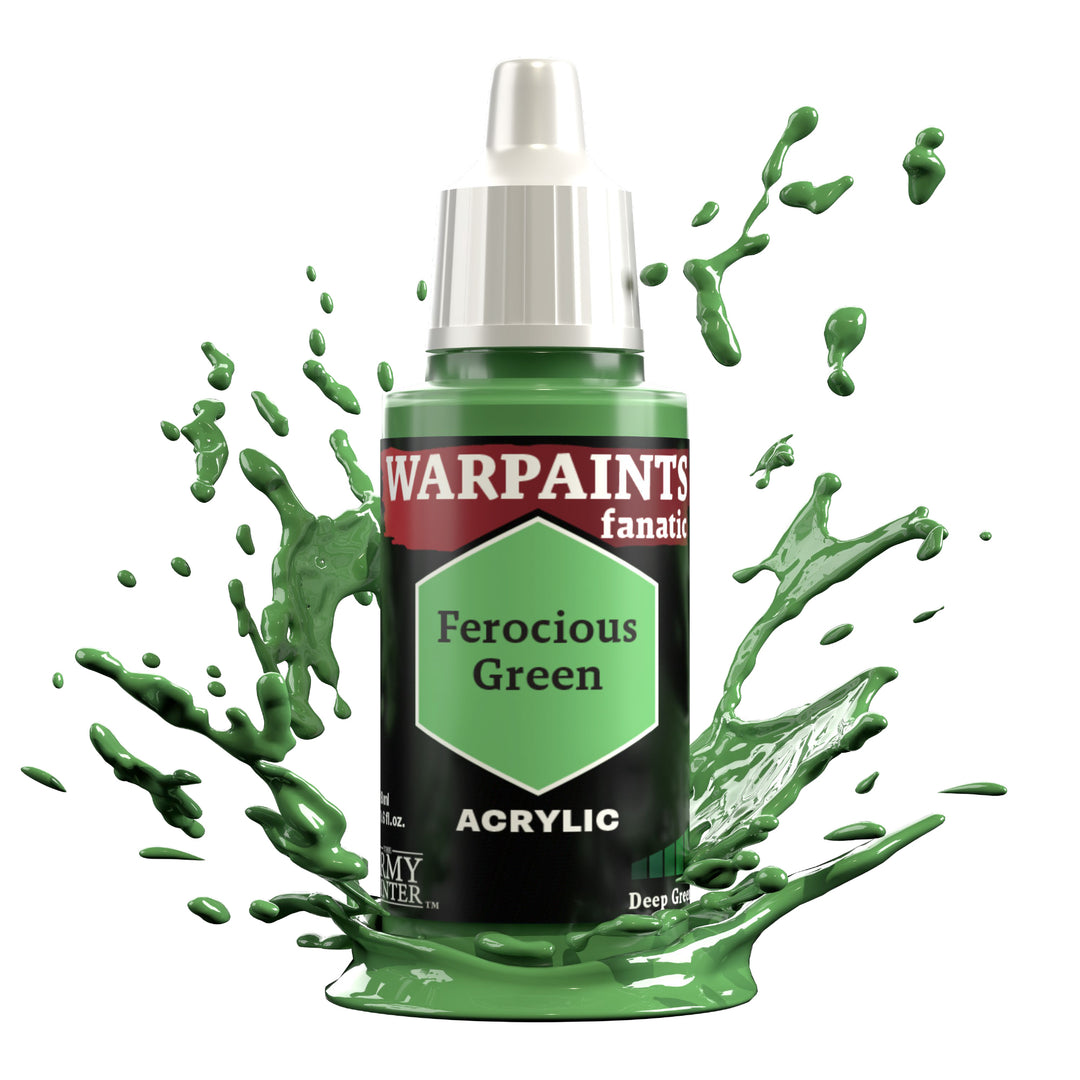 Warpaints Fanatic: Ferocious Green (The Army Painter) (WP3054P) (54)