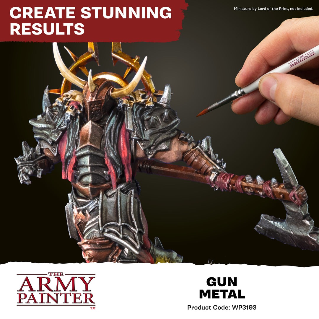 Warpaints Fanatic Metallic: Gun Metal (The Army Painter) (WP3193P) (193)