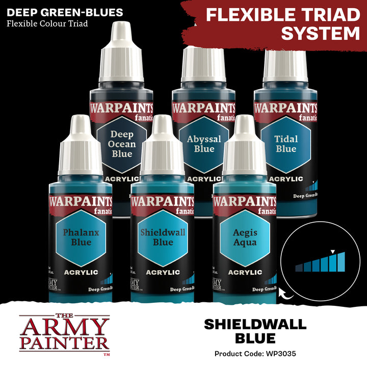Warpaints Fanatic: Shieldwall Blue (The Army Painter) (WP3035P) (35)