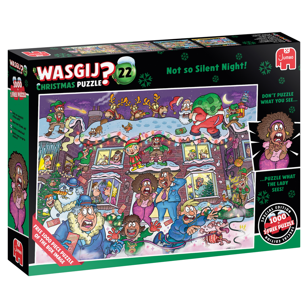 Wasgij Christmas 22: Not so Silent Night! (2x1000 brikker)