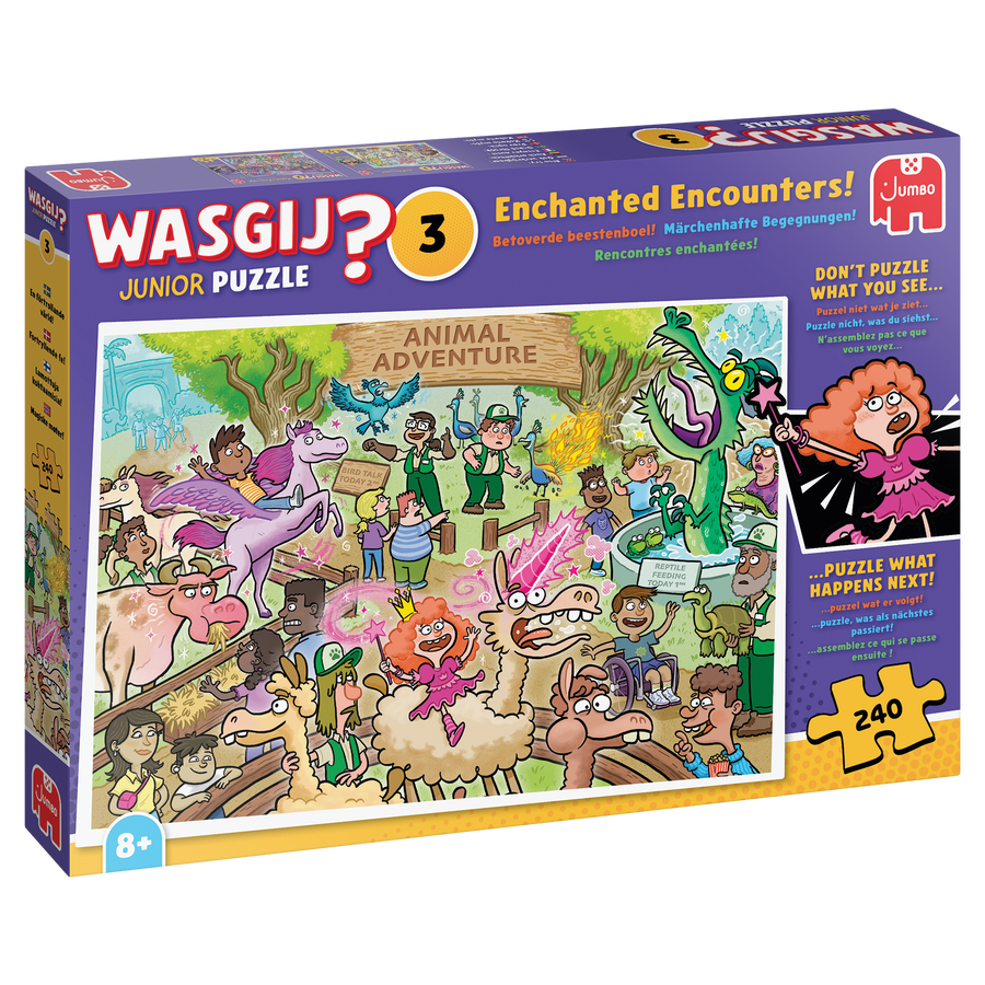 Wasgij Junior 3: Enchanted Encounters! (240 brikker)