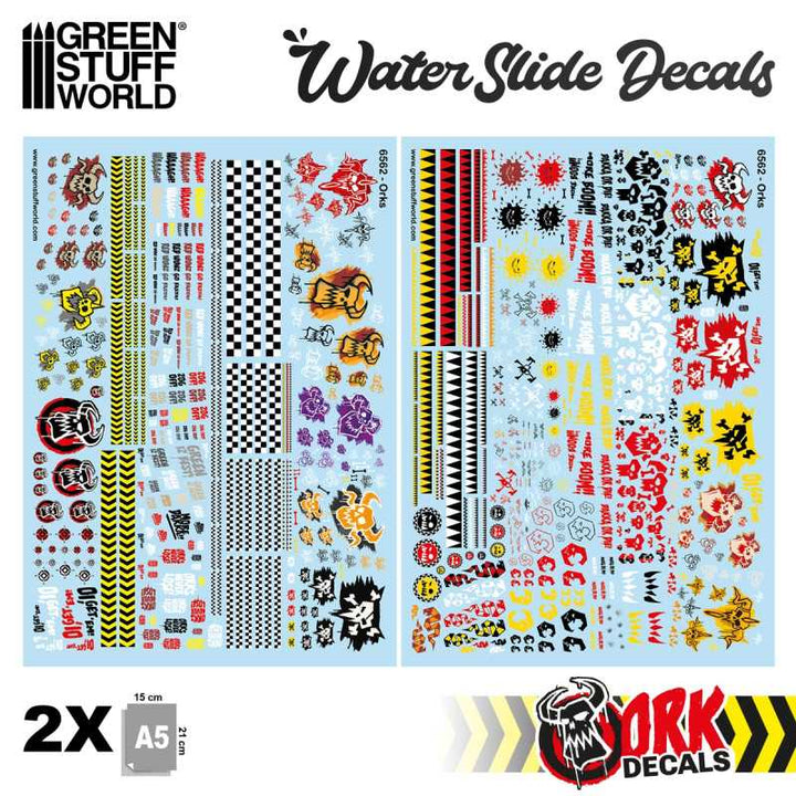 Waterslide Decals - Orcs (Green Stuff World)