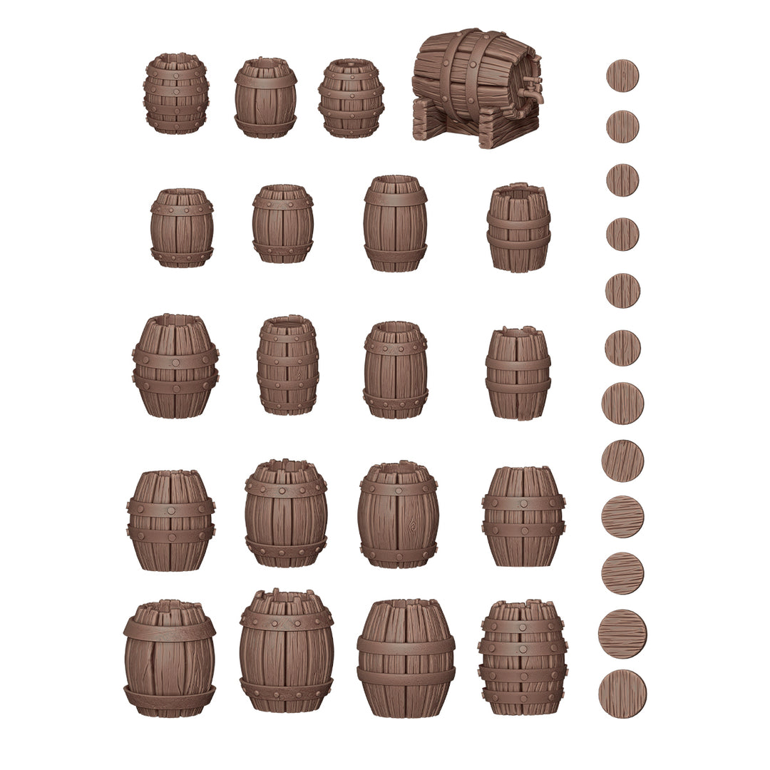 Wood Barrels – AK Basing Bits (AK Interactive) (AKBIT0011)