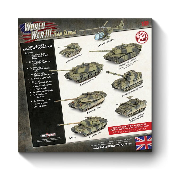 World War III: Team Yankee - British Starter Force: Challenger 2 Armoured Squadron (TBRAB05)