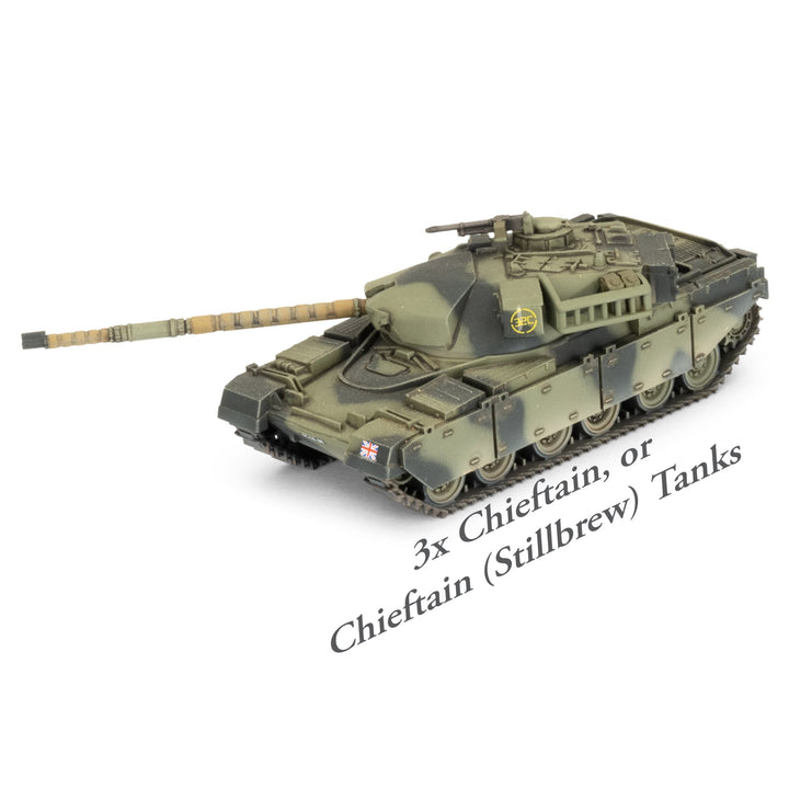 World War III: Team Yankee - British Starter Force: Challenger 2 Armoured Squadron (TBRAB05)
