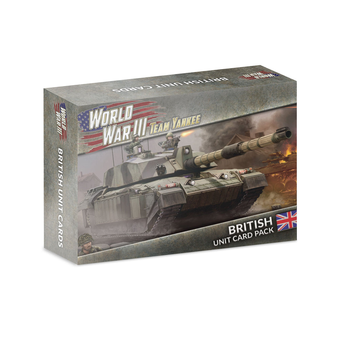 World War III: Team Yankee - British Unit Card Pack (WW3-12U)