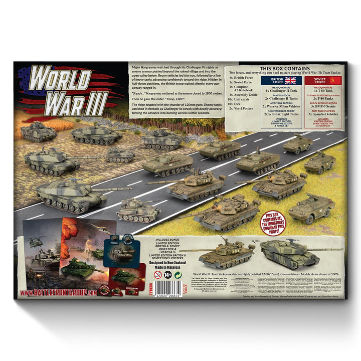 World War III: Team Yankee - British vs Soviet Starter Set - Limited Edition (TYBX05)