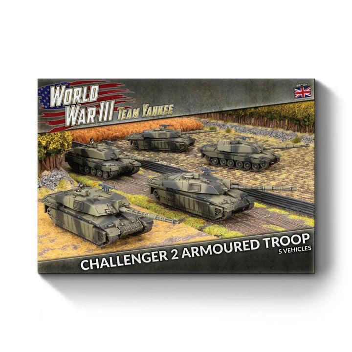 World War III: Team Yankee - Challenger 2 Armoured Troop (TBBX18)
