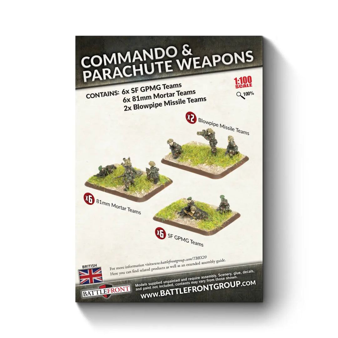 World War III: Team Yankee - Commando / Parachute Support Weapons (TBBX20)