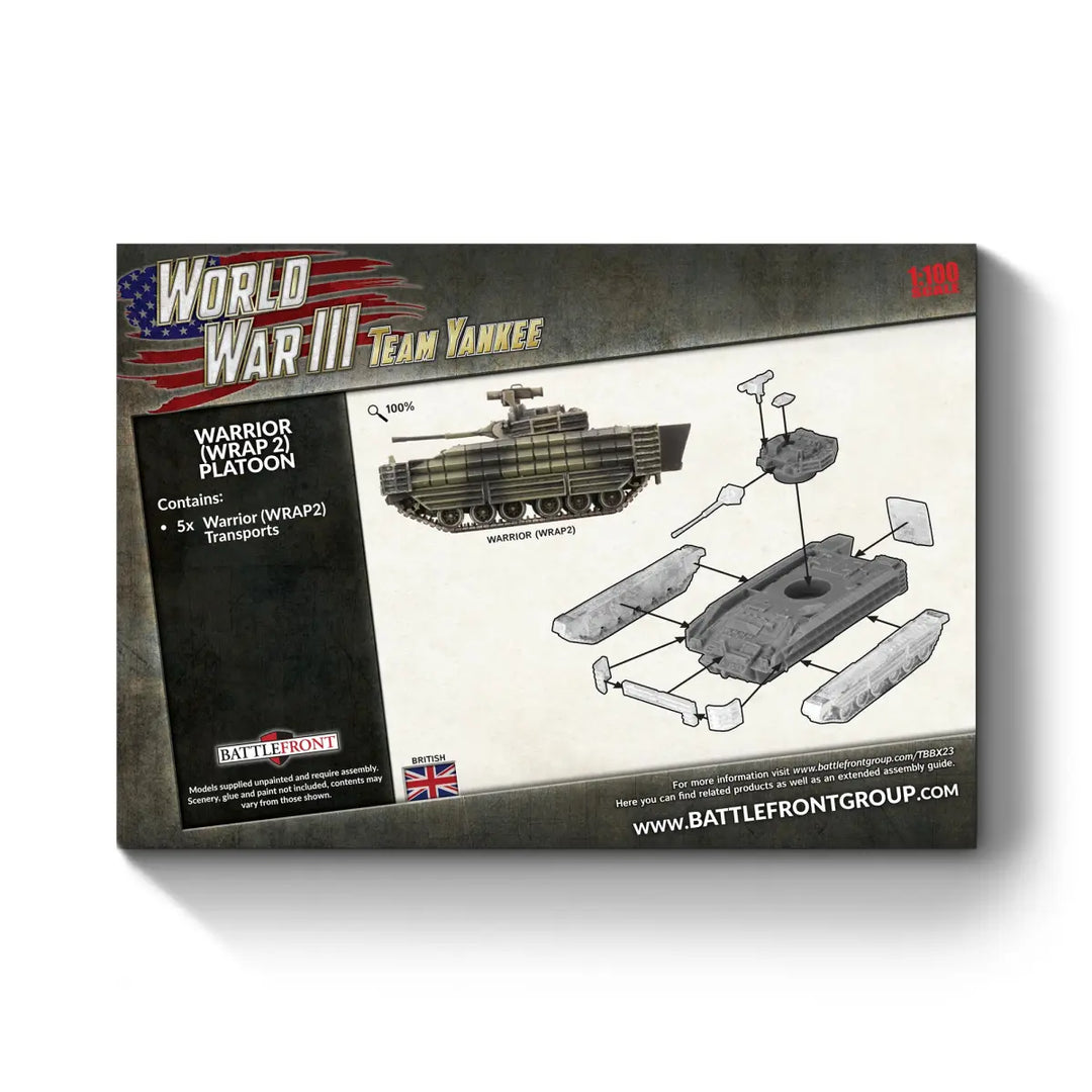 World War III: Team Yankee - Warrior (WRAP2) Platoon (TBBX23)