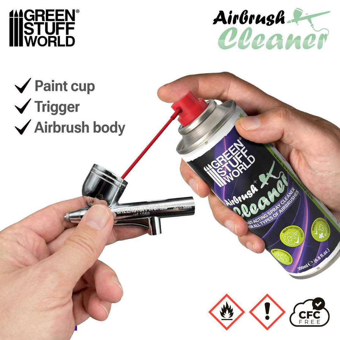 Airbrush Cleaner Spray 200ml (Green Stuff World)