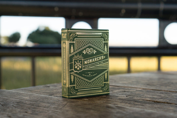 Green Monarch Playing Cards (theory11)