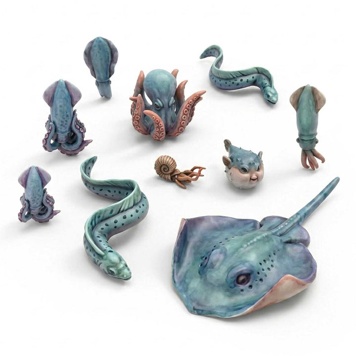 Aquatic Creatures 1:48-1:35 (Green Stuff World)