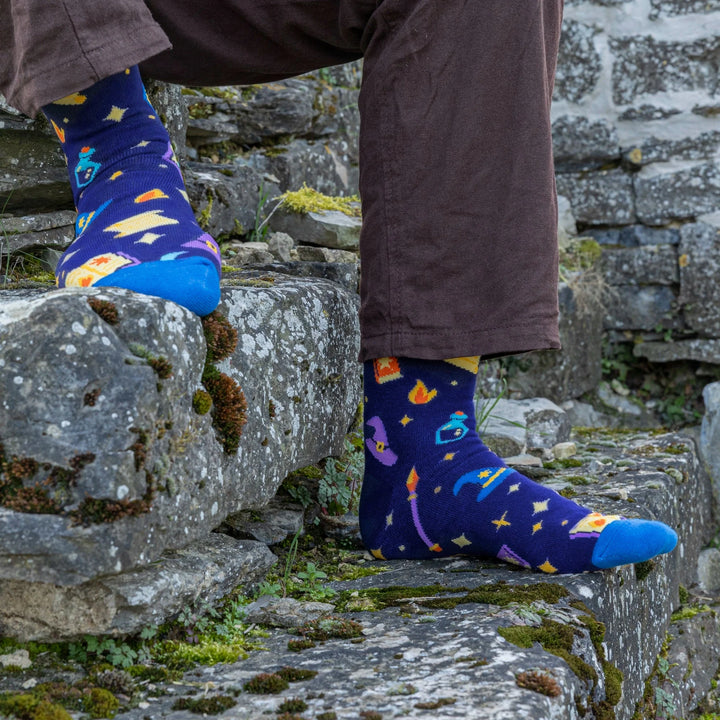 Heroic Feet: Arcane Arts Socks