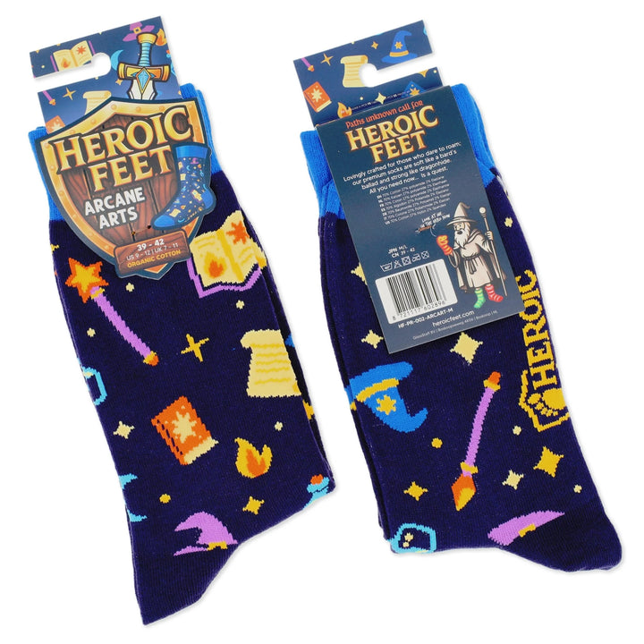 Heroic Feet: Arcane Arts Socks