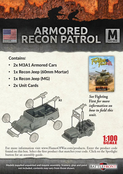 Flames of War: Armored Recon Patrol (UBX59)