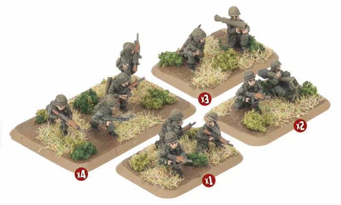 World War III: Team Yankee - Armoured Infantry Platoon (WWIII x29 Figures) (TDU702)