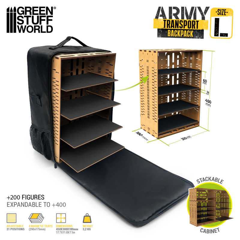 Army Transport Backpack (Green Stuff World)