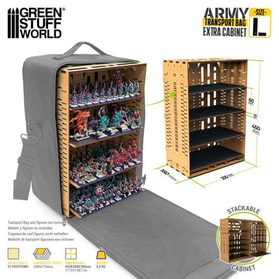 Army Transport Bag - Extra Cabinet L (Green Stuff World)