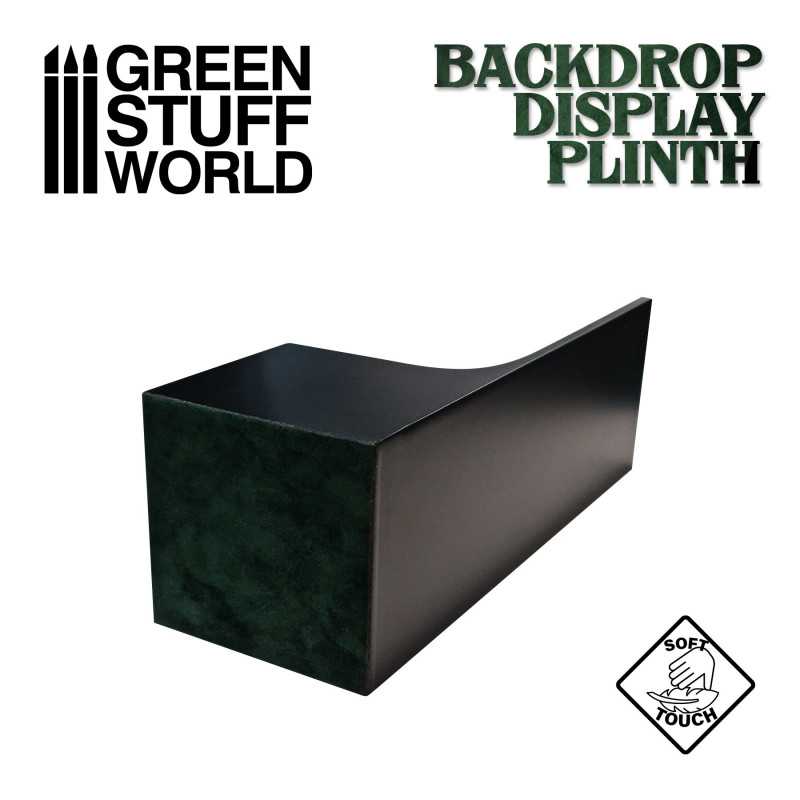 Backdrop Display Plinth 5x5x5cm Black (Green Stuff World)