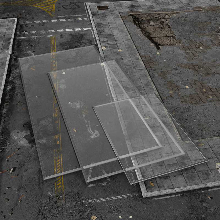 Basic Glasspack Footprints Wh40k compatible (Green Stuff World)