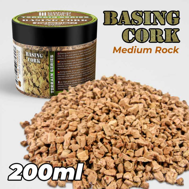 Basing Cork Grit - THICK - 200ml (Green Stuff World)