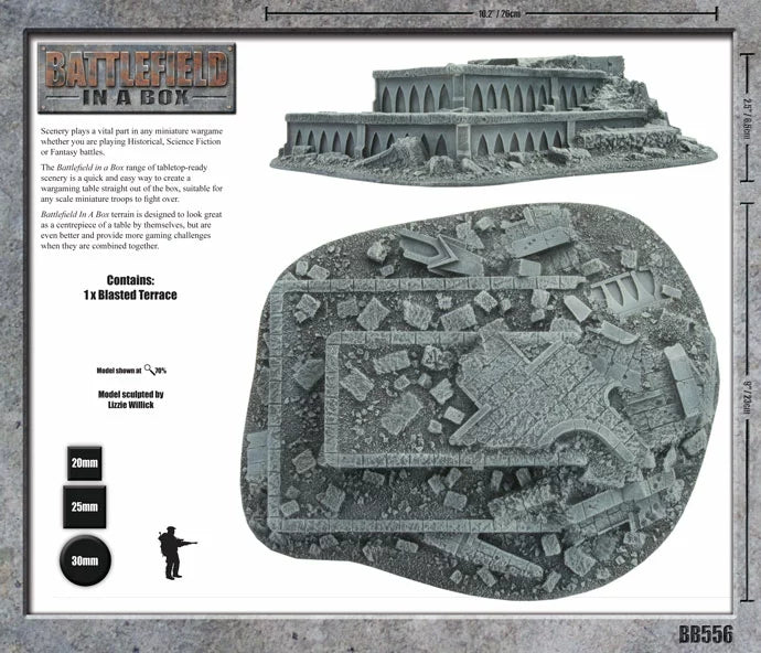 Battlefield in a Box: Gothic Battlefields - Blasted Terrace (x1) (BB556)