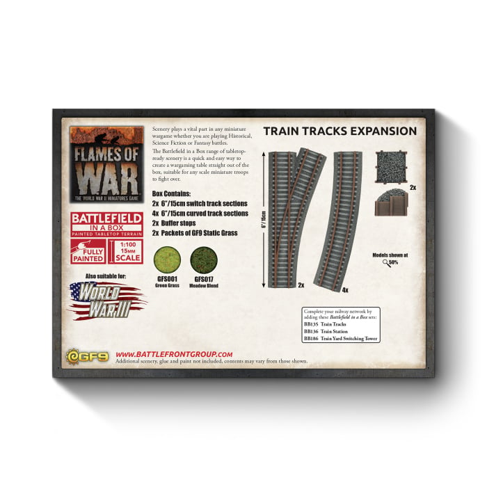 Battlefield in a Box: Train Tracks Expansion (BB185)