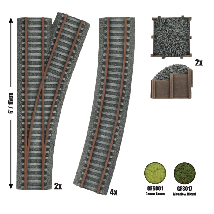 Battlefield in a Box: Train Tracks Expansion (BB185)