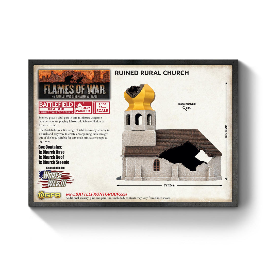 Battlefield in a Box: Ruined Rural Church (BB203)