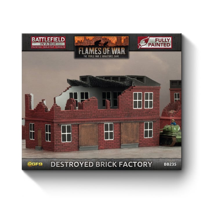 Battlefield in a Box: Destroyed Brick Factory (BB235)