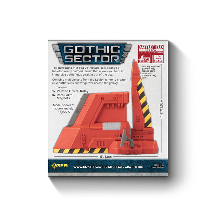 Battlefield in a Box: Gothic Sector - Legion Orbital Relay (Red) (BB660-B)