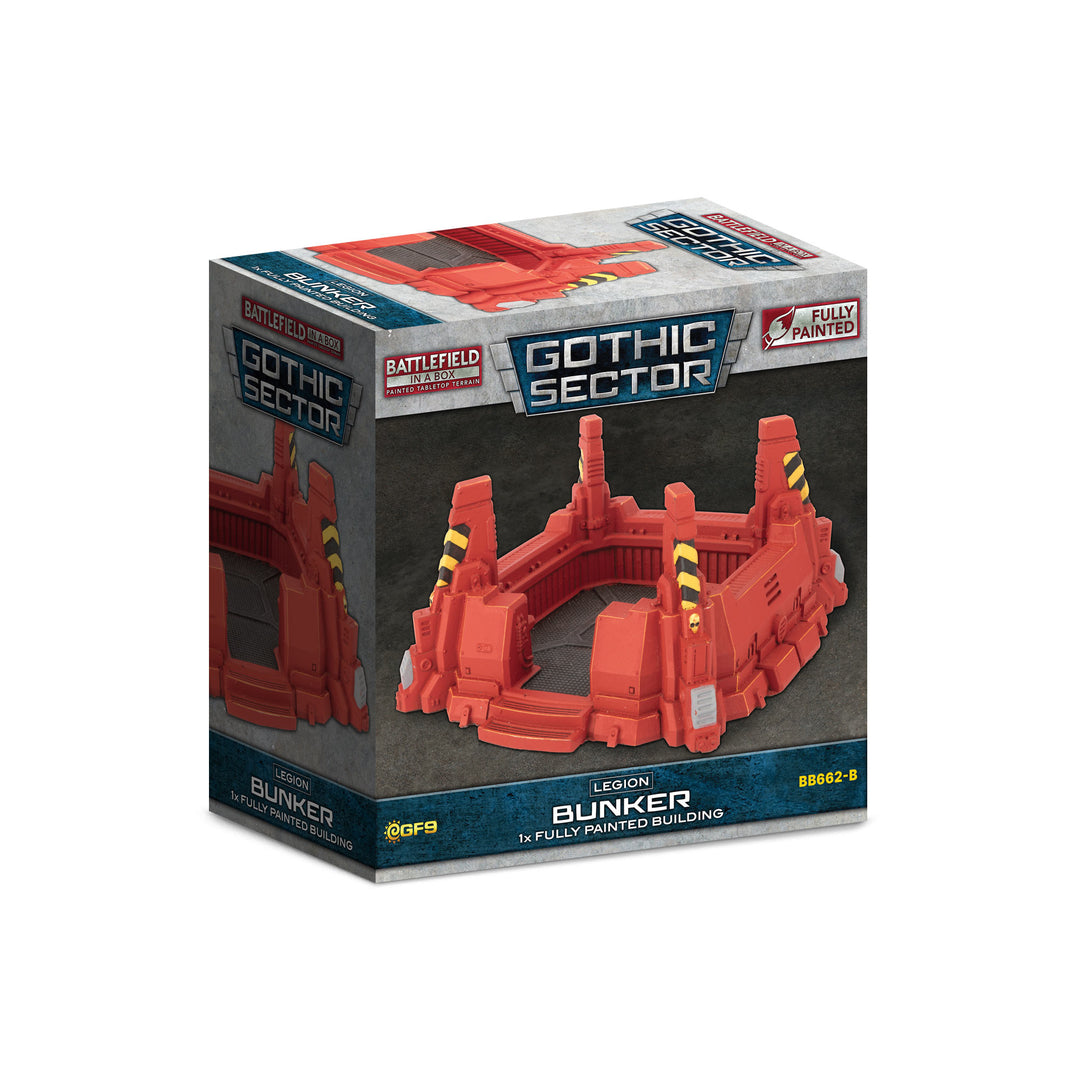 Battlefield in a Box: Gothic Sector - Legion Bunker (Red) (BB662-B)