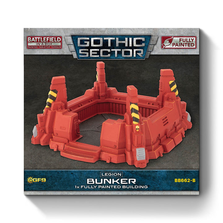Battlefield in a Box: Gothic Sector - Legion Bunker (Red) (BB662-B)