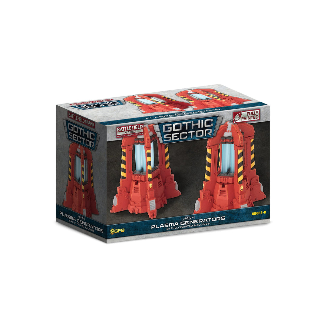 Battlefield in a Box: Gothic Sector - Legion Plasma Generators (Red) (BB665-B)