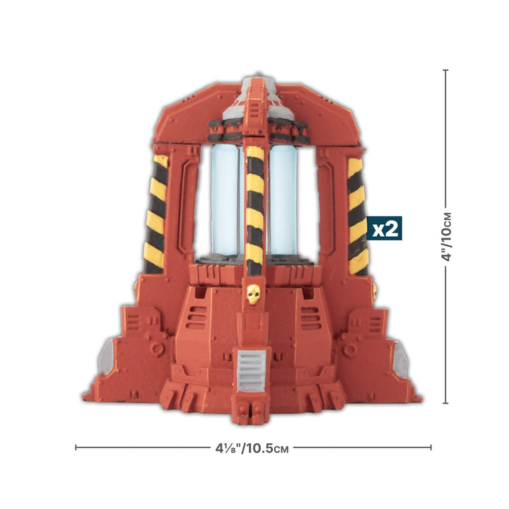 Battlefield in a Box: Gothic Sector - Legion Plasma Generators (Red) (BB665-B)