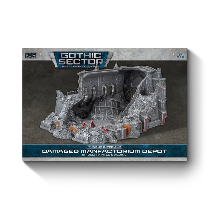 Battlefield in a Box: Mundus Imperialis - Manufactorium Depot (Damaged) (BB687)