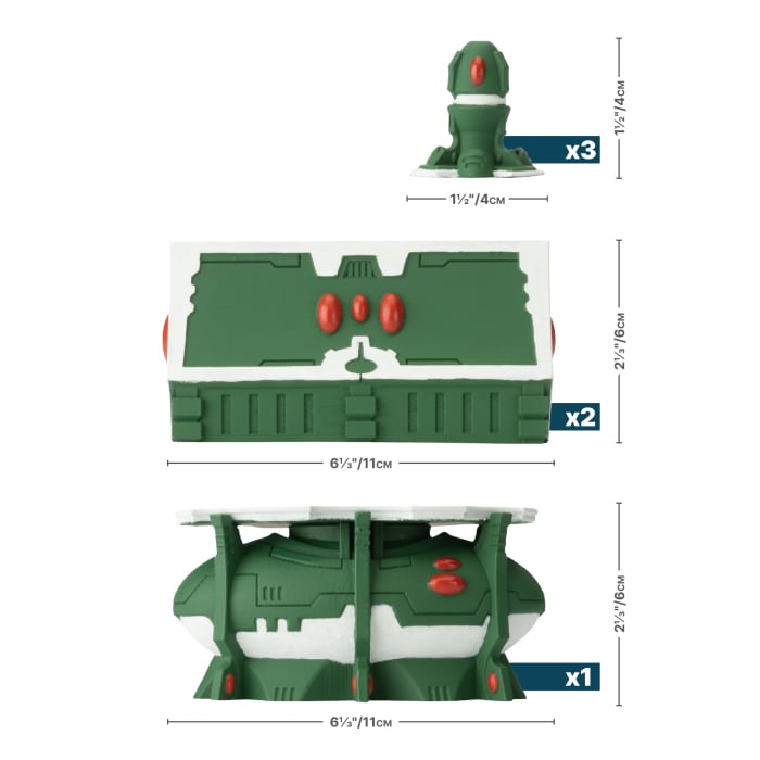 Battlefield in a Box: Gothic Sector - Eldar Scatter Terrain (BB721)