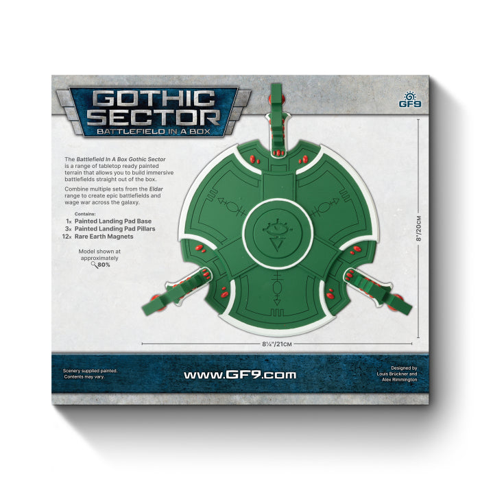 Battlefield in a Box: Gothic Sector - Eldar Landing Pad (BB722)
