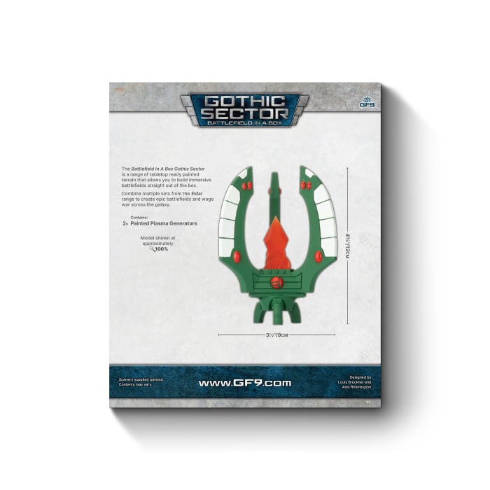 Battlefield in a Box: Gothic Sector - Eldar Plasma Generators (BB724)