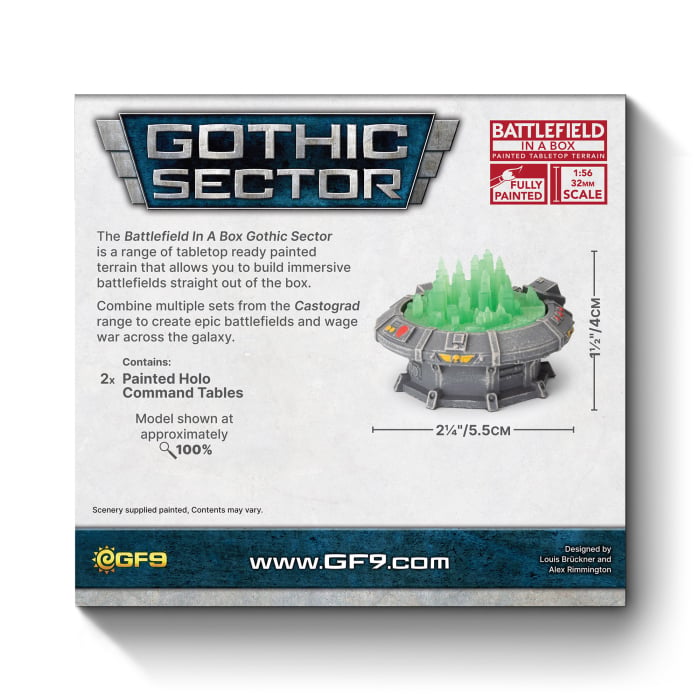 Battlefield in a Box: Gothic Sector - Castograd Holo Command Table (BB732)